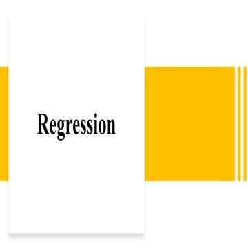 Regression with Examples and Question and Its Types
