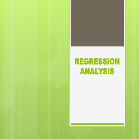 Regression Anaysis.pptx understanding about