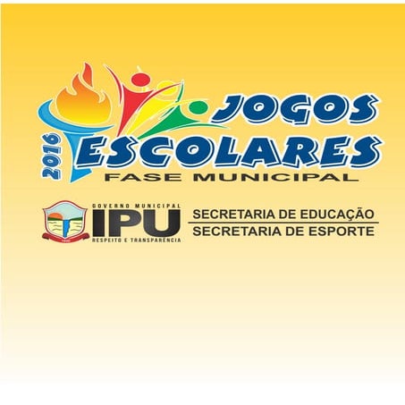 Regulamento Jogos Escolares 2016