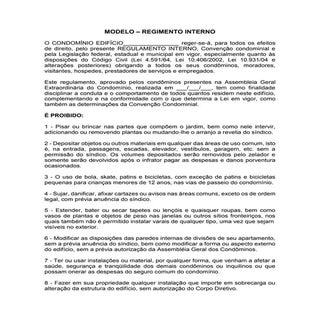 Regulamento internoresidencial