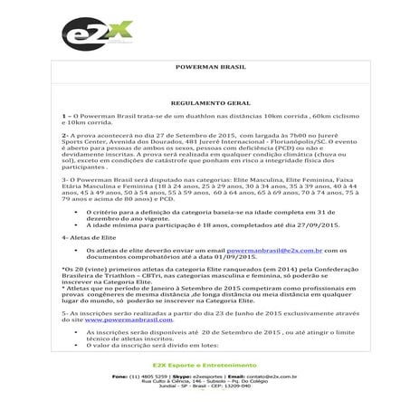 Abertas as inscrições para o Powerman Brasil em Florianópolis