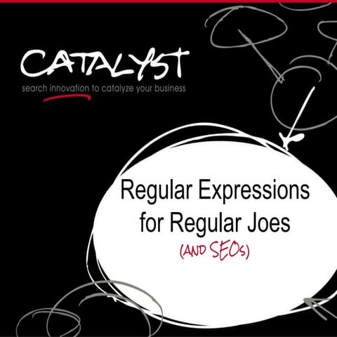Regular Expressions for Regular Joes (and SEOs)