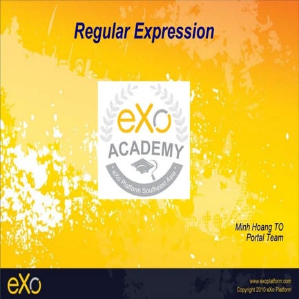 Regular Expression | PPT