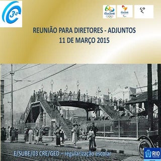 Regularização de vida escolar 2015