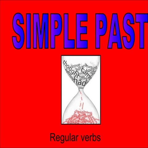 Regular verbs   made by claire