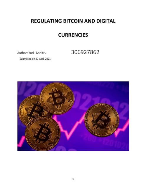 Regulating digital currencies 