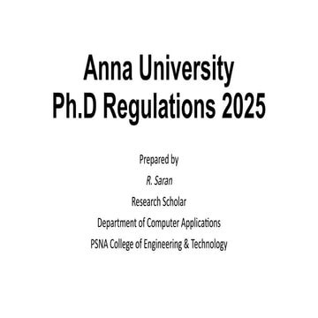 Anna University Regulations Updated File | PPTX