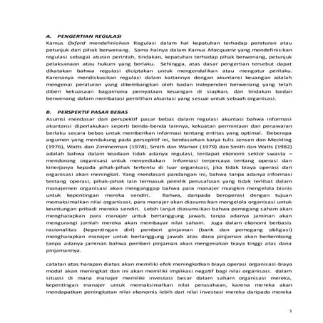 Regulation of financial accounting