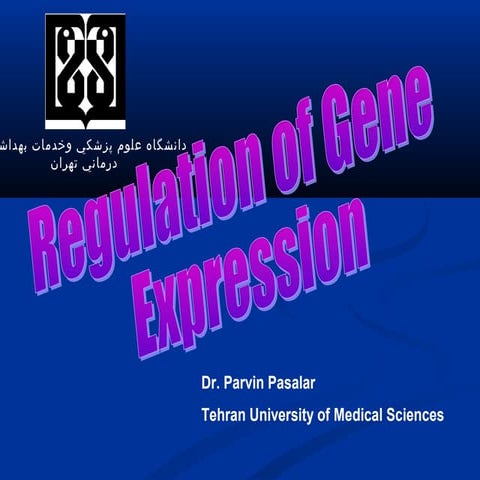 Regulation of gene expression -2