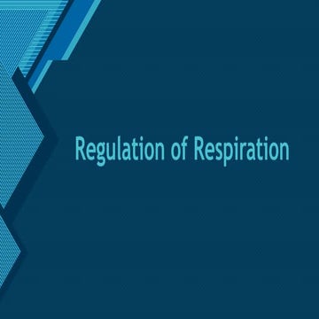 Regulation of respiration