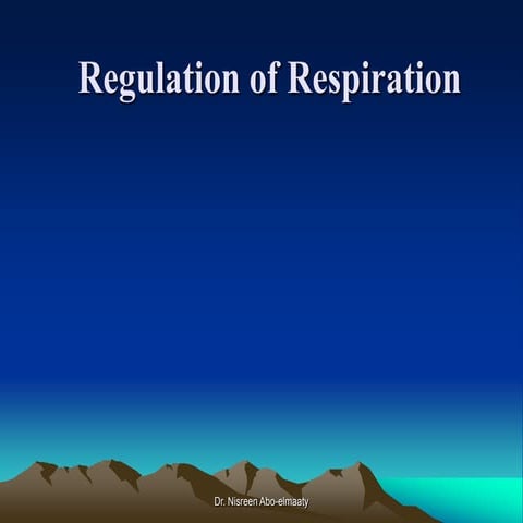 Regulation of respiration, mmmp
