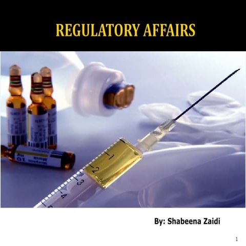Regulatory Affairs