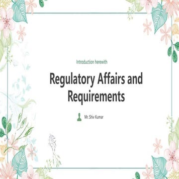 regulatory affairs | PPT