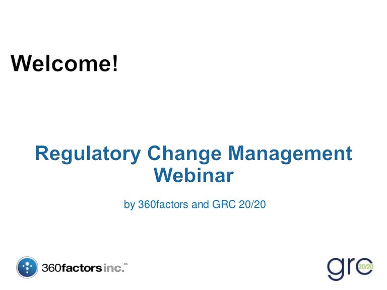 Regulatory Change Management