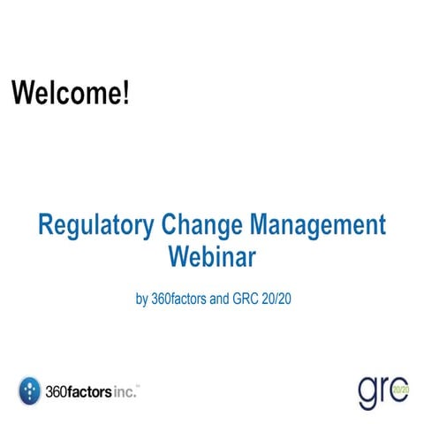 Regulatory Change Management