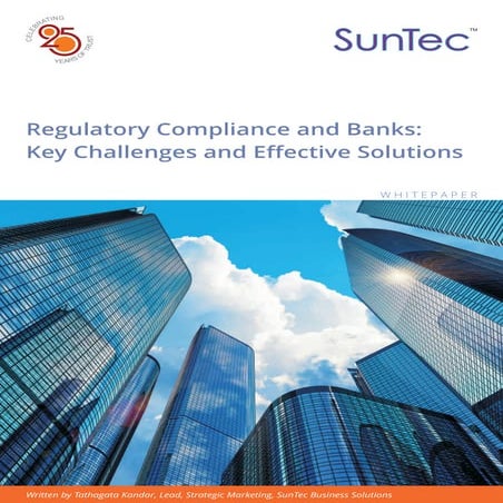 Regulatory compliance and banks