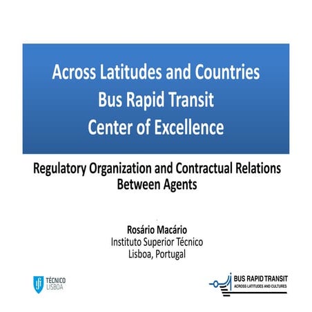 Webinar: Regulatory organization and contractual relations