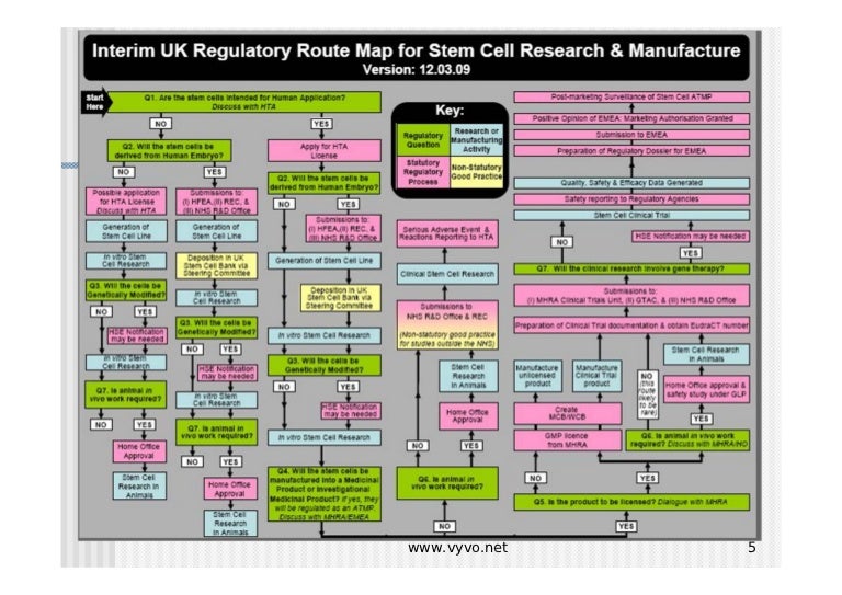 Regulatory route map