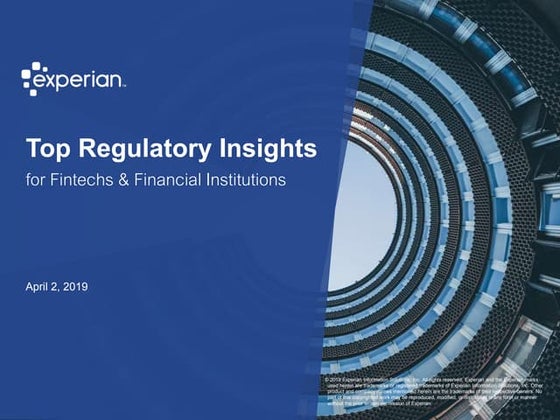 Top Regulatory Insights for Fintechs & Financial Institutions