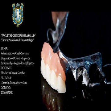 Rehabilitación oral