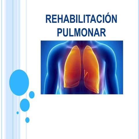 Rehabilitación pulmonar