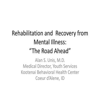 Rehabilitation and  recovery from m...