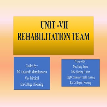 REHABILITATION TEAM.pptx
