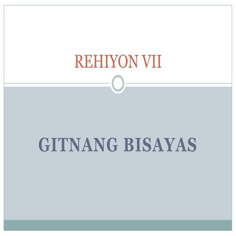 Rehiyon vii gitnang bisayas