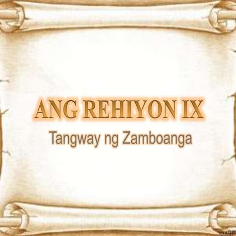 Rehiyon IX( lalawigan, kasaysayan, laki at populasyon)