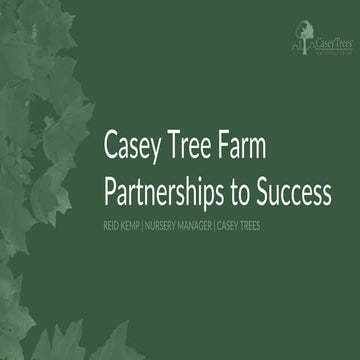 Tree Giveaways: Lessons Learned & Best Practices | PPT