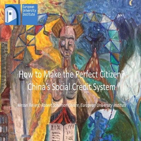 How to make the perfect citizen: China’s social credit system
