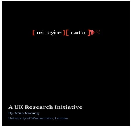 Reimagine Radio | Research Outline