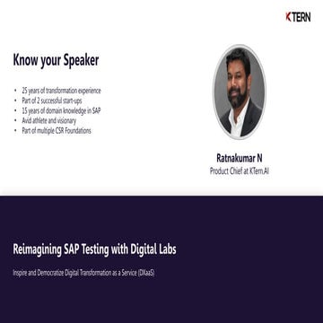 Reimagining SAP Testing with Digital Labs