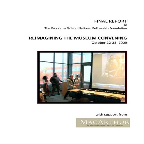 Reimagining the museum convening final report 3.24