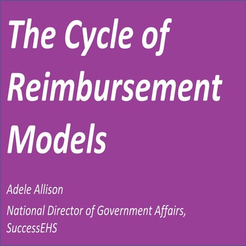 The Cycle of Reimbursement Models