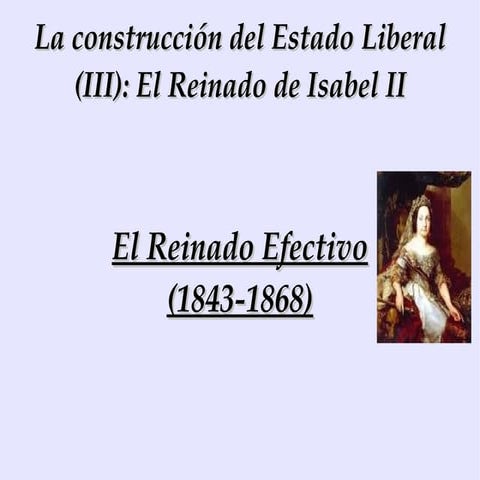 Reinado de Isabel II