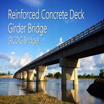 Reinforced concrete deck girder bridge