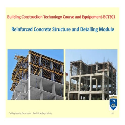 Reinforced Concrete Structure and Detailing Module