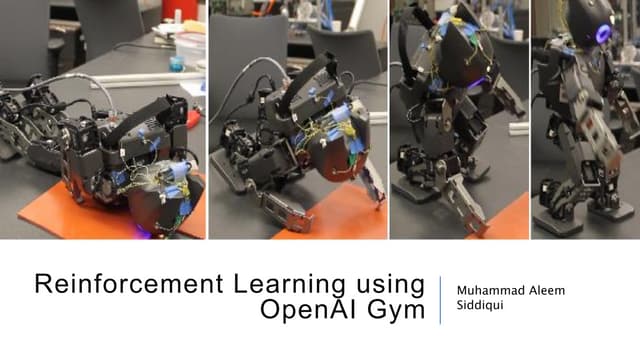 Reinforcement Learning using OpenAI Gym