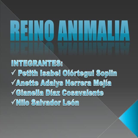 Reino animalia