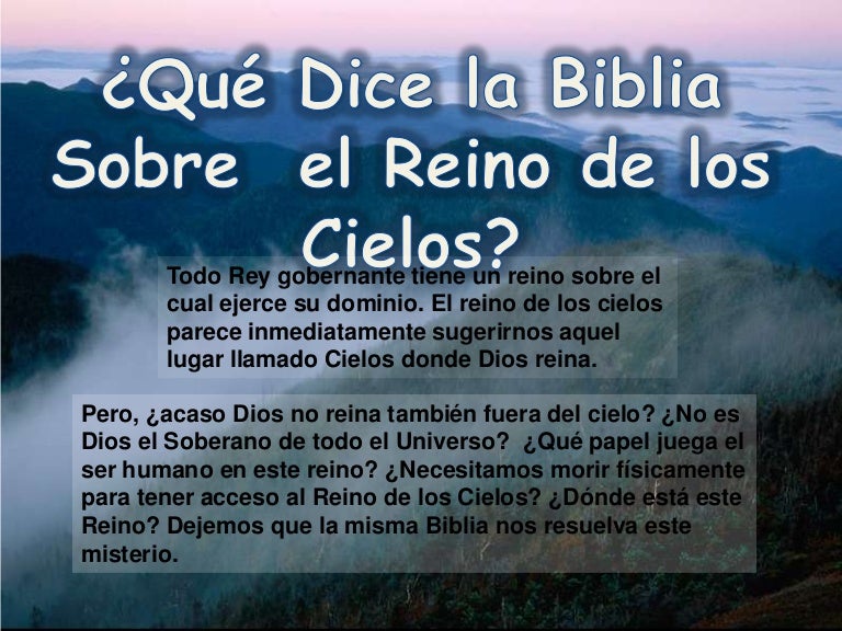 Reino De Los Cielos