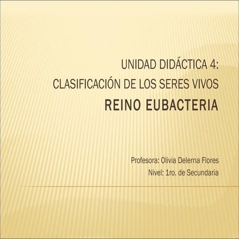 Reino eubacterias