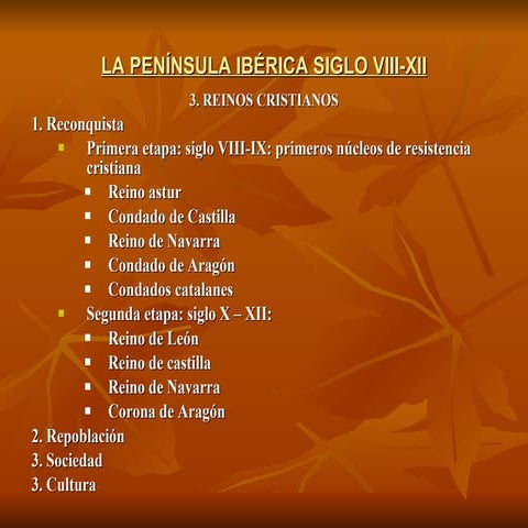 Reinos cristianos viii xii