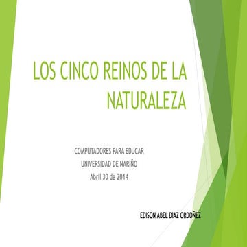 Reinos de la naturaleza | PPTX