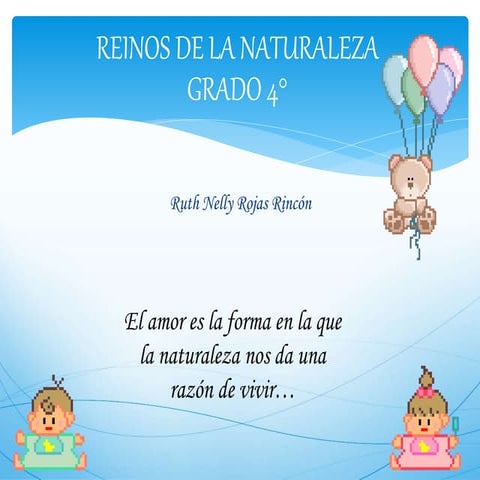 LOS 5 REINOS DE LA NATURALEZA | PPTX