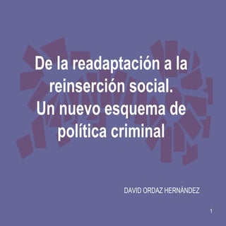 Reinserción social