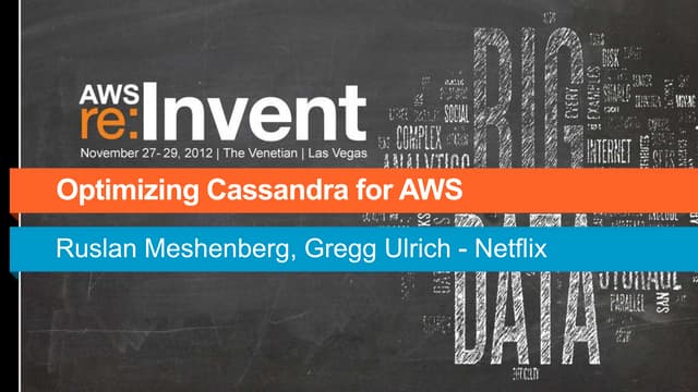 Optimizing Cassandra in AWS