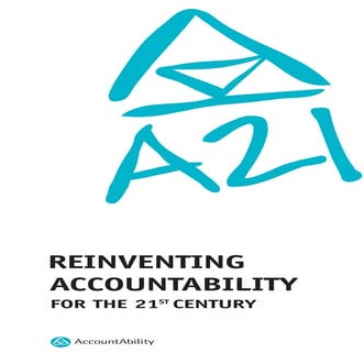 Reinventing Accountability
