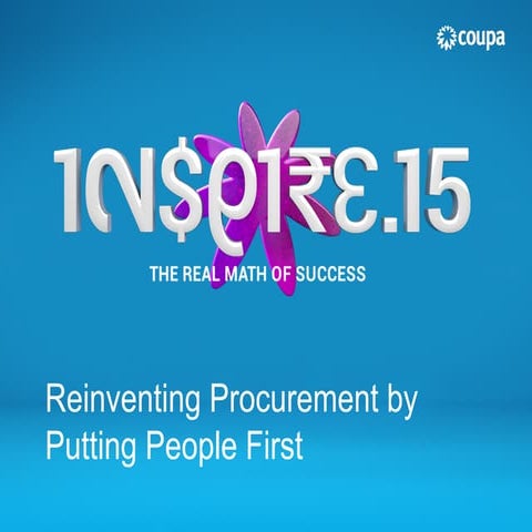 Reinventing Procurement by Putting People First 