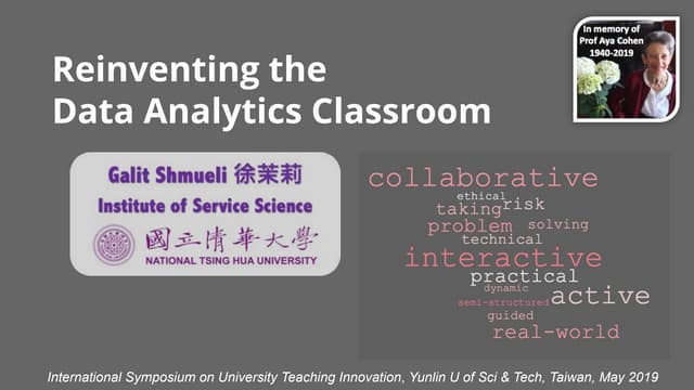 Reinventing the Data Analytics Classroom